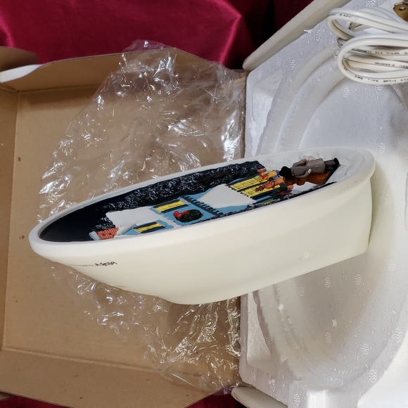 Collectors lighted plate. Rhodes studios. Winter scenery (a3) - Picture 5 of 8